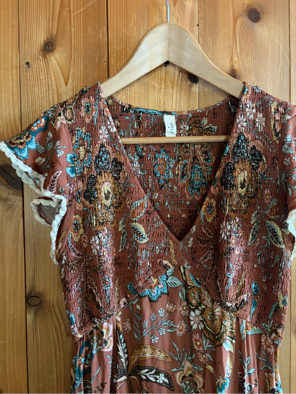 Spell Mojave Lily shirred maxi dress 🕊️ - Picture 8 of 10